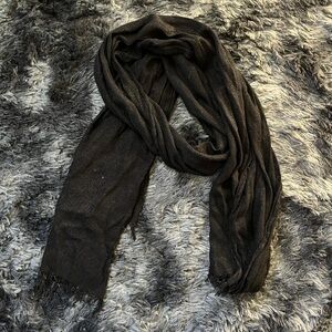 Black Long Scarf